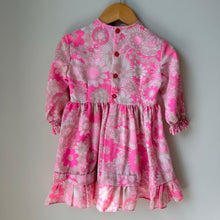 Load image into Gallery viewer, Vintage 1970’s Lindsay Maid Floral Print Dress Size 2