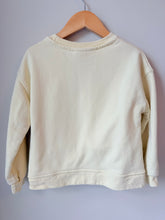 Load image into Gallery viewer, Zara Twist Front Butter Yellow Crewneck Size 6-7
