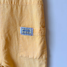 Load image into Gallery viewer, Vintage BabyGap Yellow Cotton Overalls 12-18M
