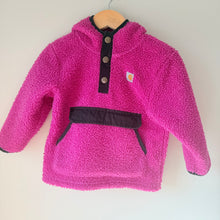 Load image into Gallery viewer, Carhartt Long-Sleeve Fleece Quarter-Snap Sweatshirt 2T
