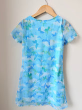 Load image into Gallery viewer, Vintage Y2K Woodland Mesh Lined Butterfly Dress Size 5/6
