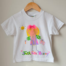 Load image into Gallery viewer, Vintage “Just Like Mommy” Tee Size 3/4

