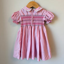 Load image into Gallery viewer, Vintage Handmade Smocked Peter Pan Collar Dress 18M

