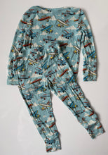 Load image into Gallery viewer, Posh Peanut Planes Bamboo PJ Set 2T
