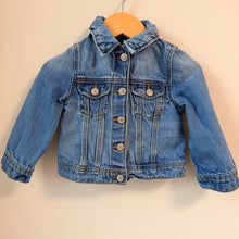 Load image into Gallery viewer, BabyGap Embroidered Minnie Denim Jacket 18-24M
