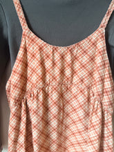 Load image into Gallery viewer, Zara 90s Style Plaid Slip Dress &amp; Ribbed Long Sleeve Set Size 8
