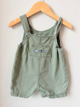 Load image into Gallery viewer, Vintage Embroidered Elephants Shortall 6-9M
