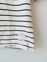 Load image into Gallery viewer, Zara Black Striped Tee Size 10
