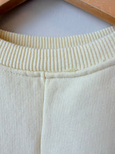 Load image into Gallery viewer, Zara Twist Front Butter Yellow Crewneck Size 6-7

