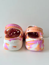 Load image into Gallery viewer, Crocs Kids Classic Marbled Cutie Clogs Size 13C

