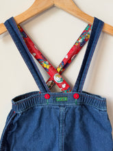Load image into Gallery viewer, Vintage Znuk Lined Denim Overalls Made in France 18M

