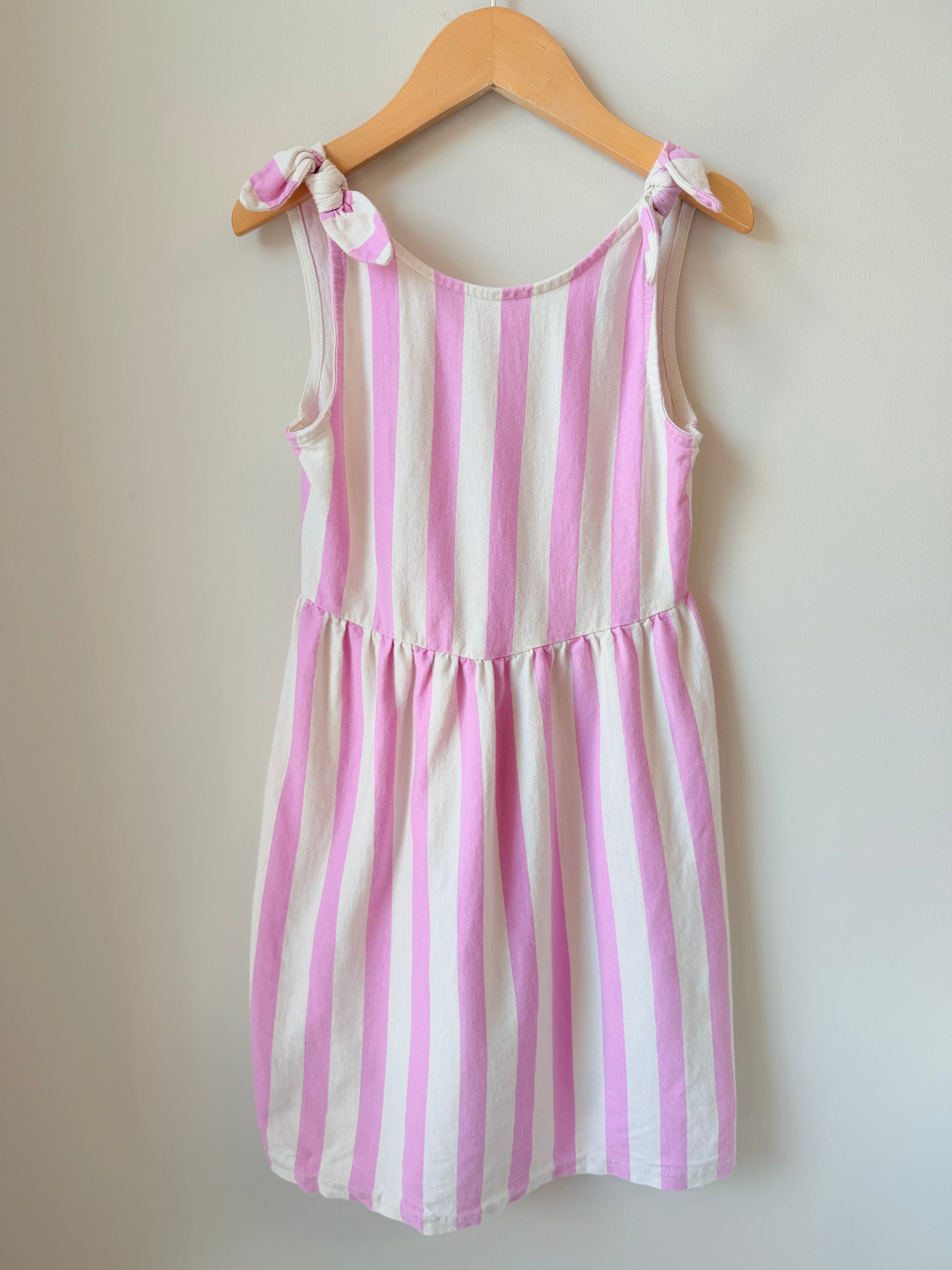 pink striped dress zara ZARA Striped Knit Midi Dress M Red Pink Combo Limited Edition