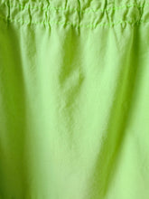 Load image into Gallery viewer, Zara Neon Lime Puff Sleeve Dress Size 8
