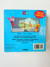 Load image into Gallery viewer, Vintage 1999 Pooh Tree House Book &amp; Finger Puppets
