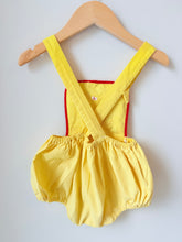 Load image into Gallery viewer, Vintage Puppy &amp; Butterfly Bubble Romper 12-18M
