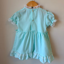 Load image into Gallery viewer, Vintage Sears Permanent Press Lace Collar Dress 18M
