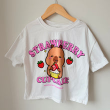 Load image into Gallery viewer, H&amp;M x Capyfun Capybara Cupcake Tee Size 10-12Y
