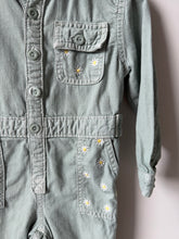 Load image into Gallery viewer, Gymboree Daisy Embroidered Utility Suit 2T
