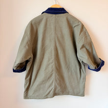 Load image into Gallery viewer, Vintage OshKosh Olive Green Flannel Lined Canvas Barn Coat Size 4

