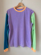Load image into Gallery viewer, Slugs and Snails Waffle Colourblock Top Junior Small

