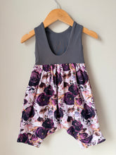 Load image into Gallery viewer, Handmade Purple Rose Romper 2-3Y
