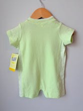 Load image into Gallery viewer, *With Tags* Vintage H.W. Carter &amp; Sons Baby Bug Romper Green Embroidered Insects 0-3M
