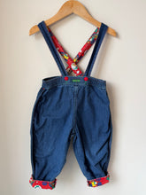 Load image into Gallery viewer, Vintage Znuk Lined Denim Overalls Made in France 18M
