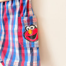 Load image into Gallery viewer, Sesame Street by Sears Elmo Plaid Shorts 2T
