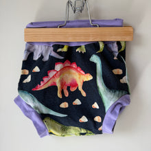 Load image into Gallery viewer, Loopers Luffs Dino Bummies Size 4
