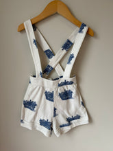Load image into Gallery viewer, Kate Quinn Organic Cotton Picnic Shorts with Suspenders 2T
