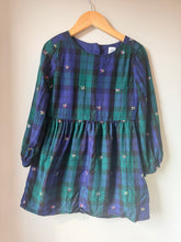 Load image into Gallery viewer, Sarah Jessica Parker x Gap Plaid Embroidered Dress Size SM (6-7)
