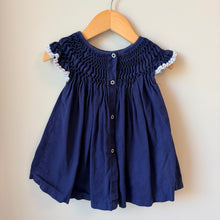 Load image into Gallery viewer, Vintage Embroidered Strawberry Smocked Dress 12-18M
