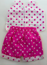 Load image into Gallery viewer, Vintage Polka Dot Fruit 2 Piece Set Size 3

