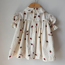 Load image into Gallery viewer, Vintage Smocked Ladybug Dress 12-18M
