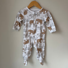 Load image into Gallery viewer, Carter’s Animal Footie 6-9M

