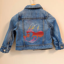 Load image into Gallery viewer, BabyGap Embroidered Minnie Denim Jacket 18-24M
