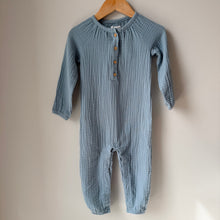 Load image into Gallery viewer, Little Planet Textured Long Sleeve Romper 24M
