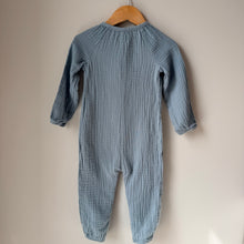 Load image into Gallery viewer, Little Planet Textured Long Sleeve Romper 24M
