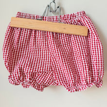 Load image into Gallery viewer, Red &amp; White Gingham Shorts 18M
