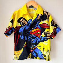 Load image into Gallery viewer, Vintage Superman Button Up Size 7/8
