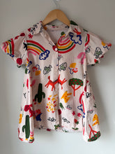Load image into Gallery viewer, Sketch AOP Shirt Dress Size 6
