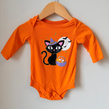Load image into Gallery viewer, Halloween Cat Onesie 0-3M
