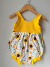 Load image into Gallery viewer, Handmade Sunflower Romper 18-24M
