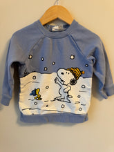Load image into Gallery viewer, H&amp;M Snowy Snoopy Crewneck 12-18M
