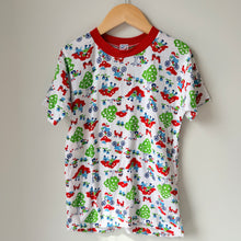 Load image into Gallery viewer, Vintage Moon Rabbit Country Kids AOP Tee Size 10
