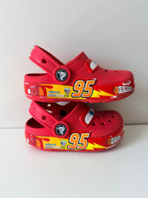 Load image into Gallery viewer, Lightning McQueen Crocs Size 8C

