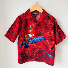 Load image into Gallery viewer, Vintage Spiderman Button Up Size 4

