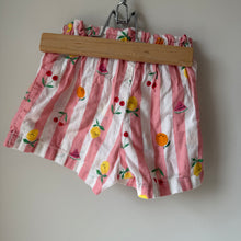 Load image into Gallery viewer, H&amp;M Fruits &amp; Stripes Shorts 9-12M

