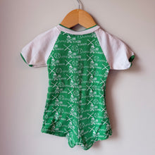 Load image into Gallery viewer, Vinatge Little Slugger Romper 3-6M
