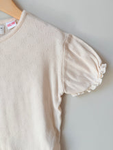 Load image into Gallery viewer, Zara Bow Eyelet Tee Size 6
